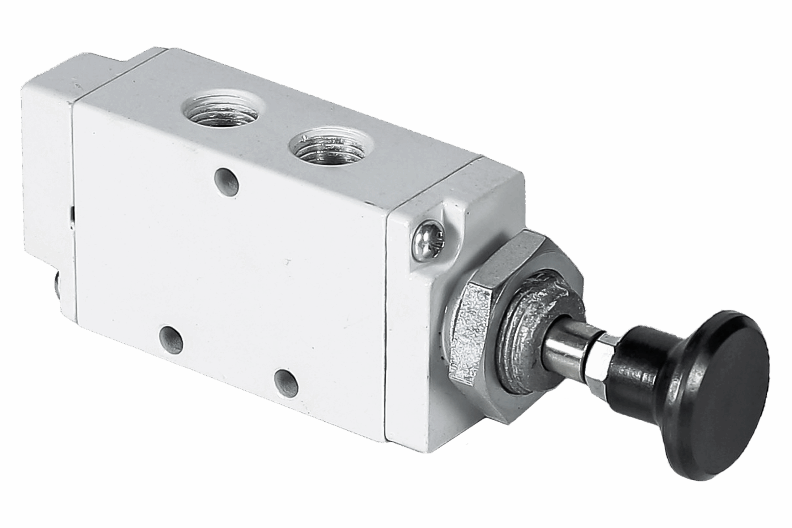 Válvula botão/trava